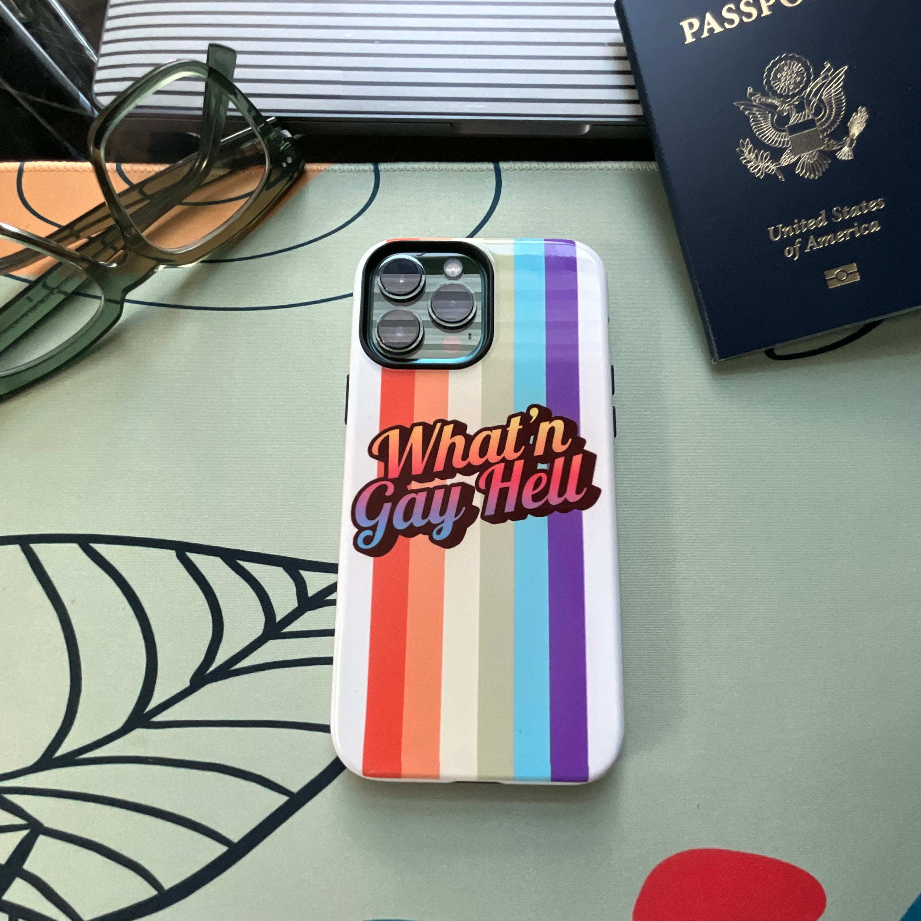 Tough & Sassy Rainbow Phone Case