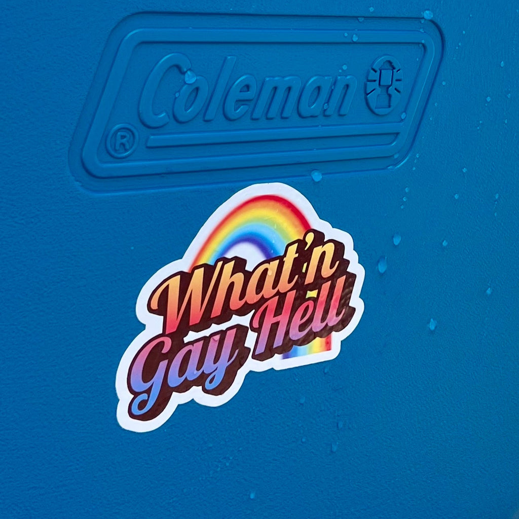 SUPERSIZED Rainbow Sticker