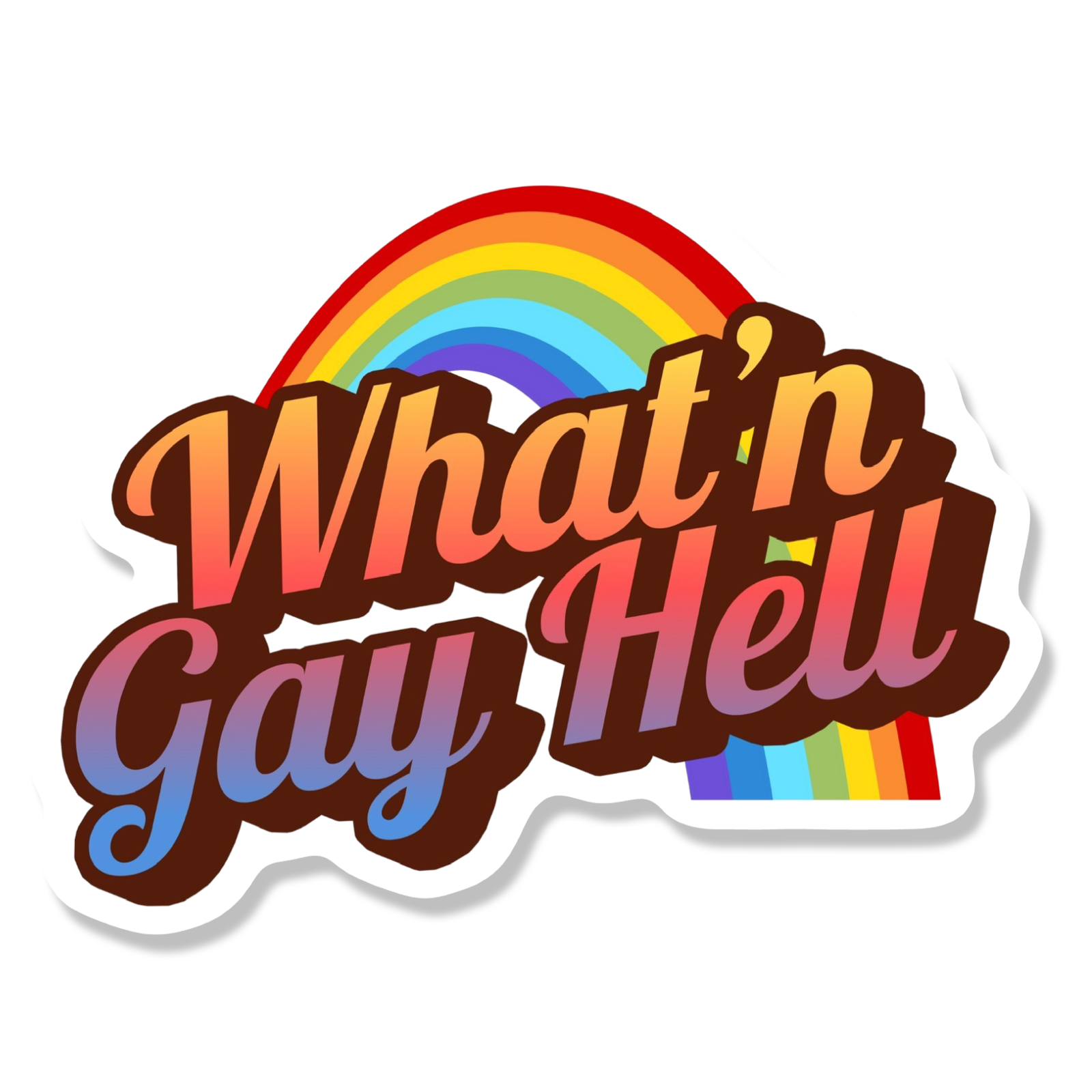 Sassy Rainbow Sticker