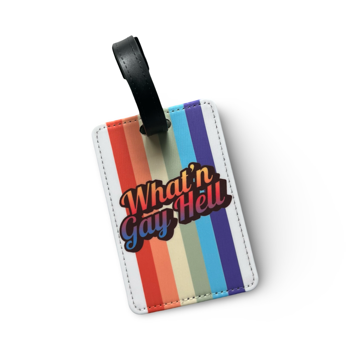 Unapologetic Rainbow Luggage Tag