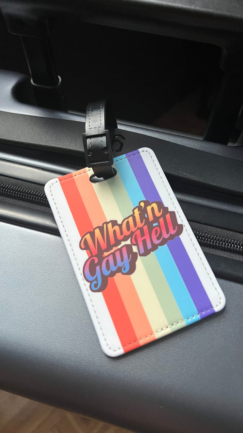 Unapologetic Rainbow Luggage Tag
