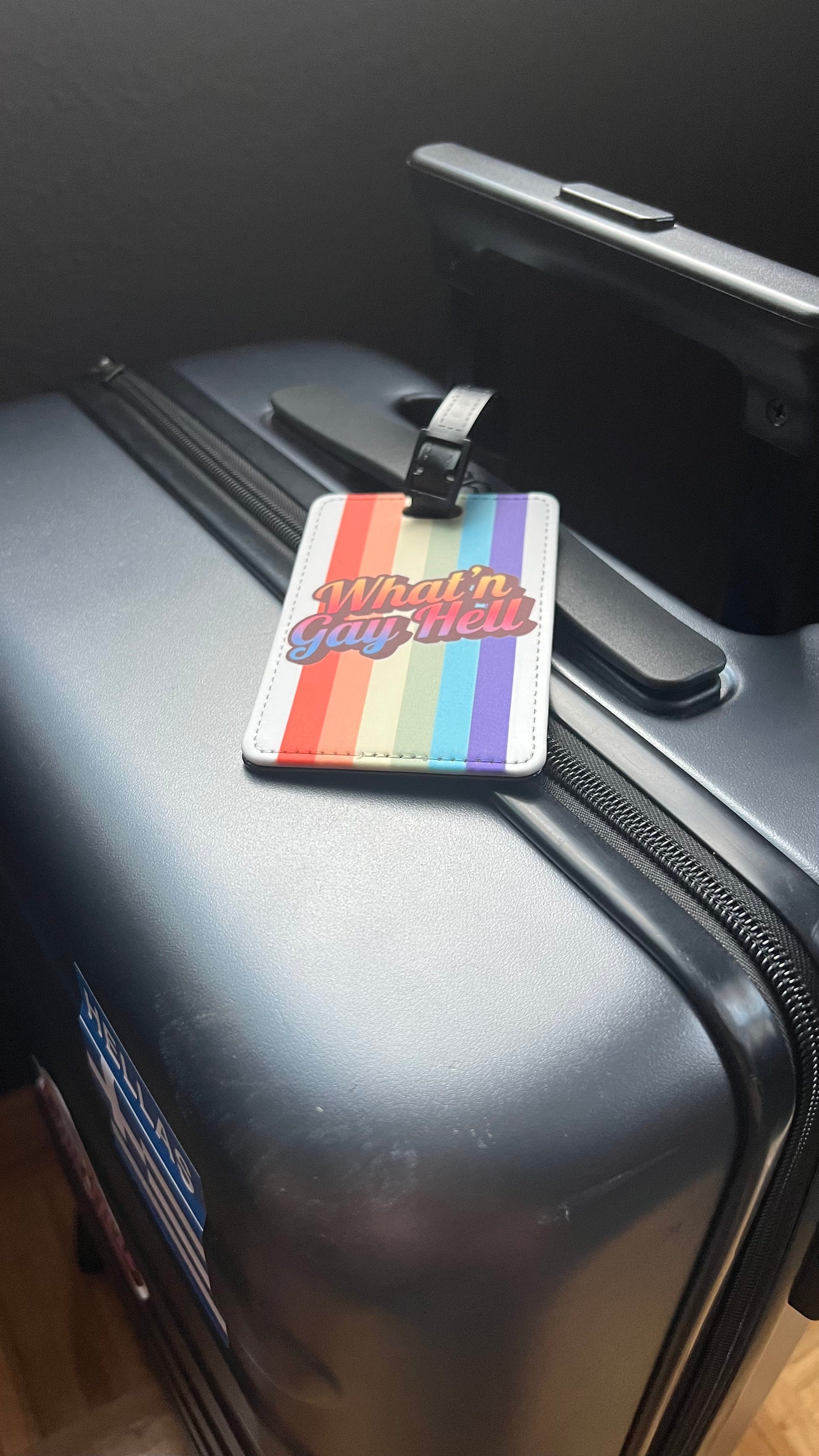 Unapologetic Rainbow Luggage Tag