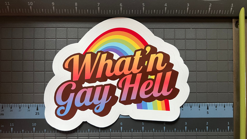 SUPERSIZED Rainbow Sticker