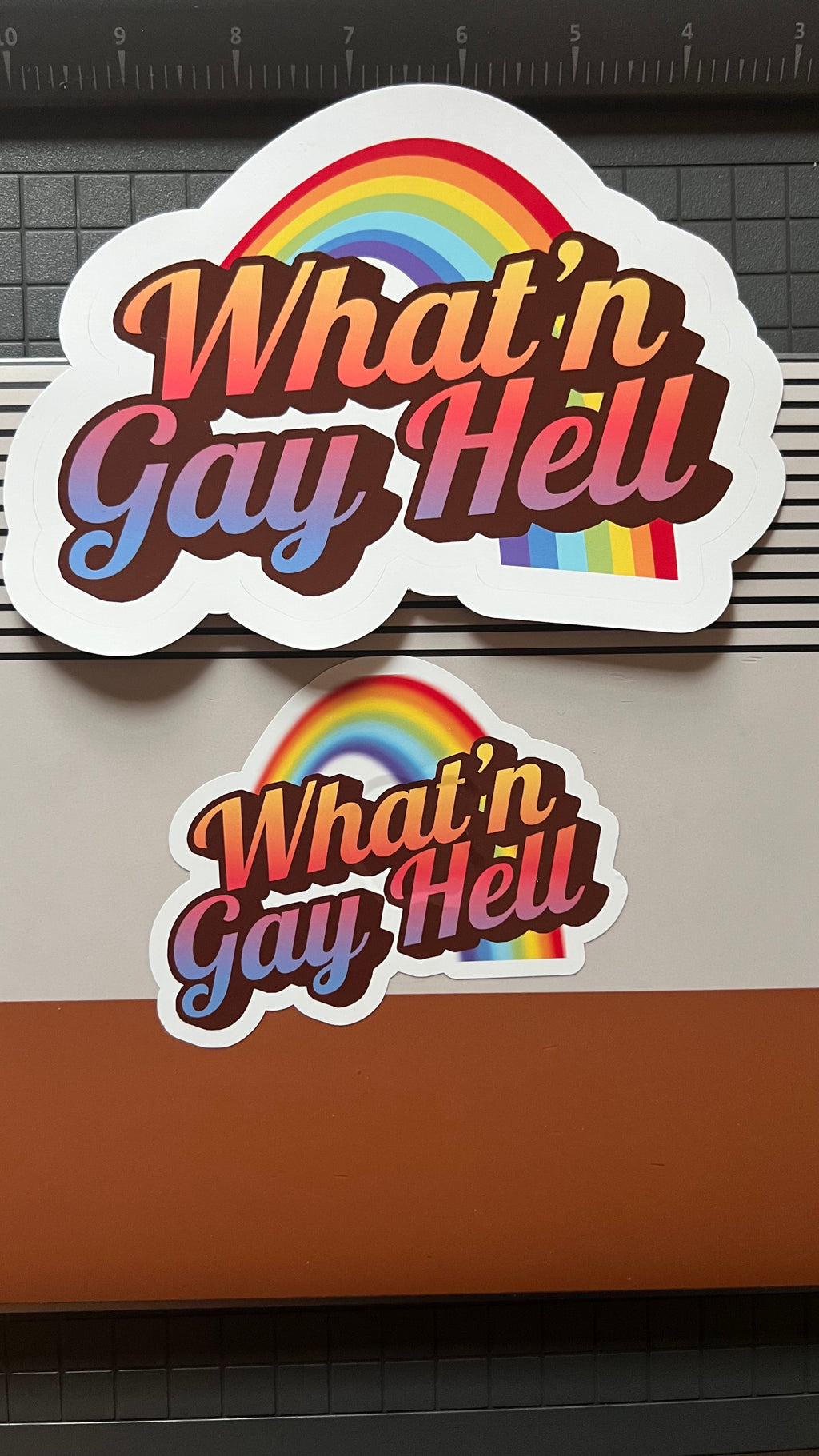 SUPERSIZED Rainbow Sticker